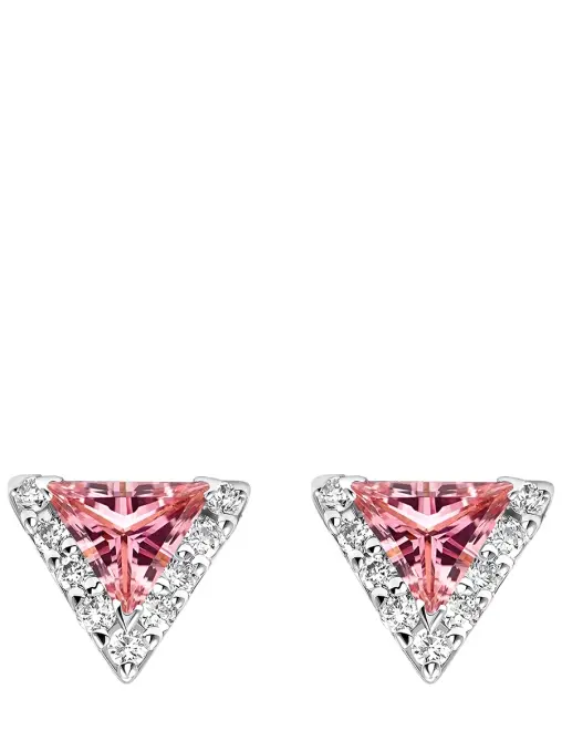 Пусеты "Амира" в белом золоте MAYA GEMSTONES