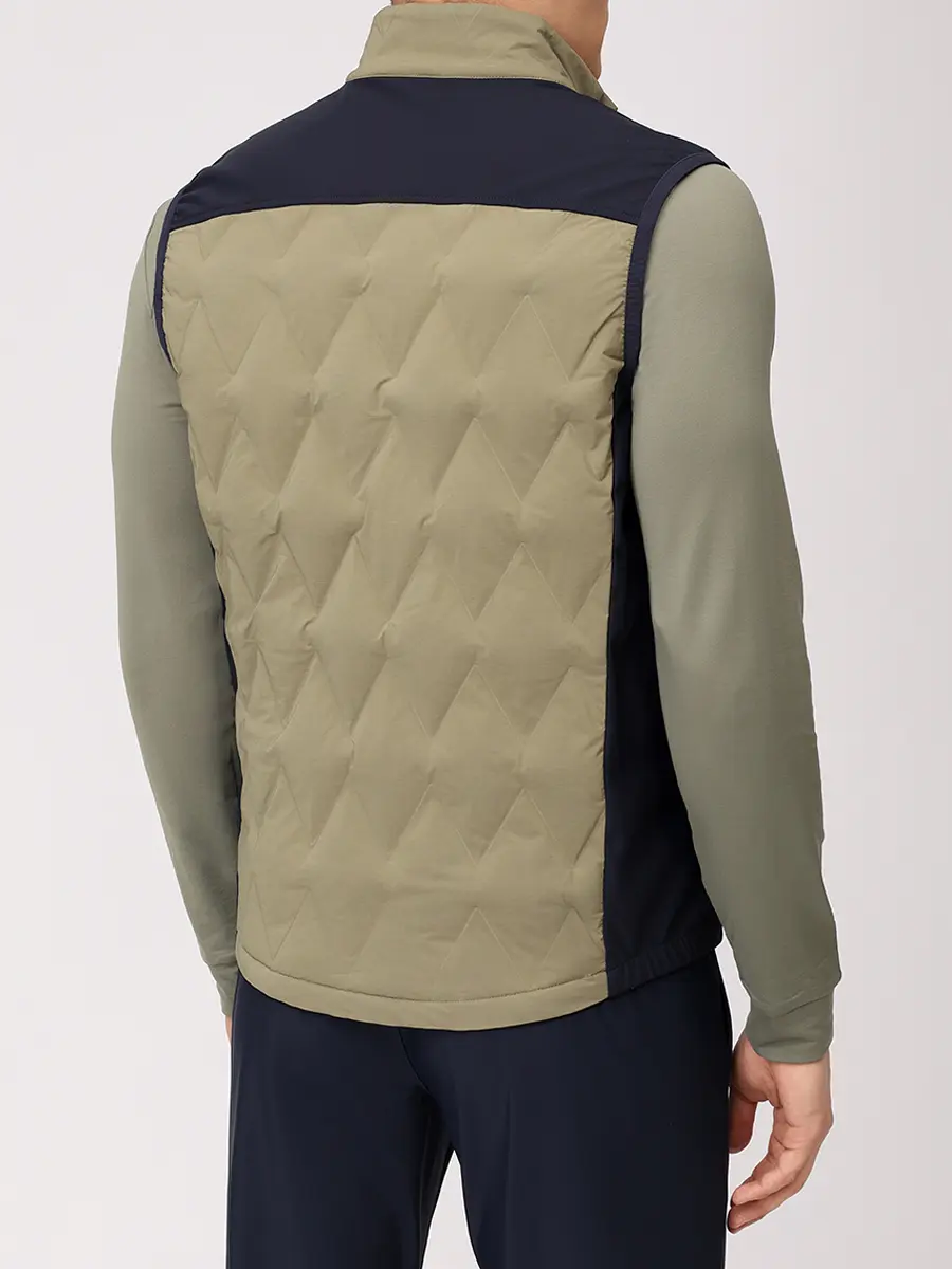 Жилет комбинированный