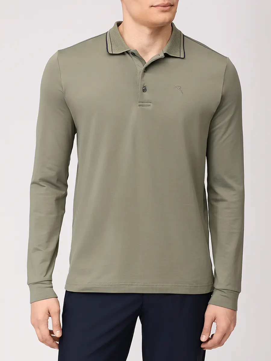 Поло однотонное