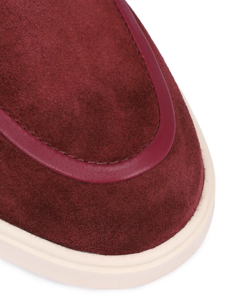 Ботинки замшевые