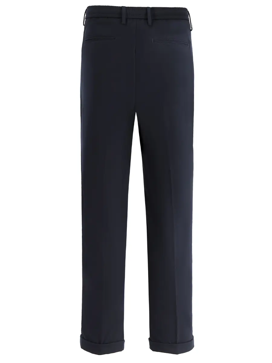 Брюки однотонные