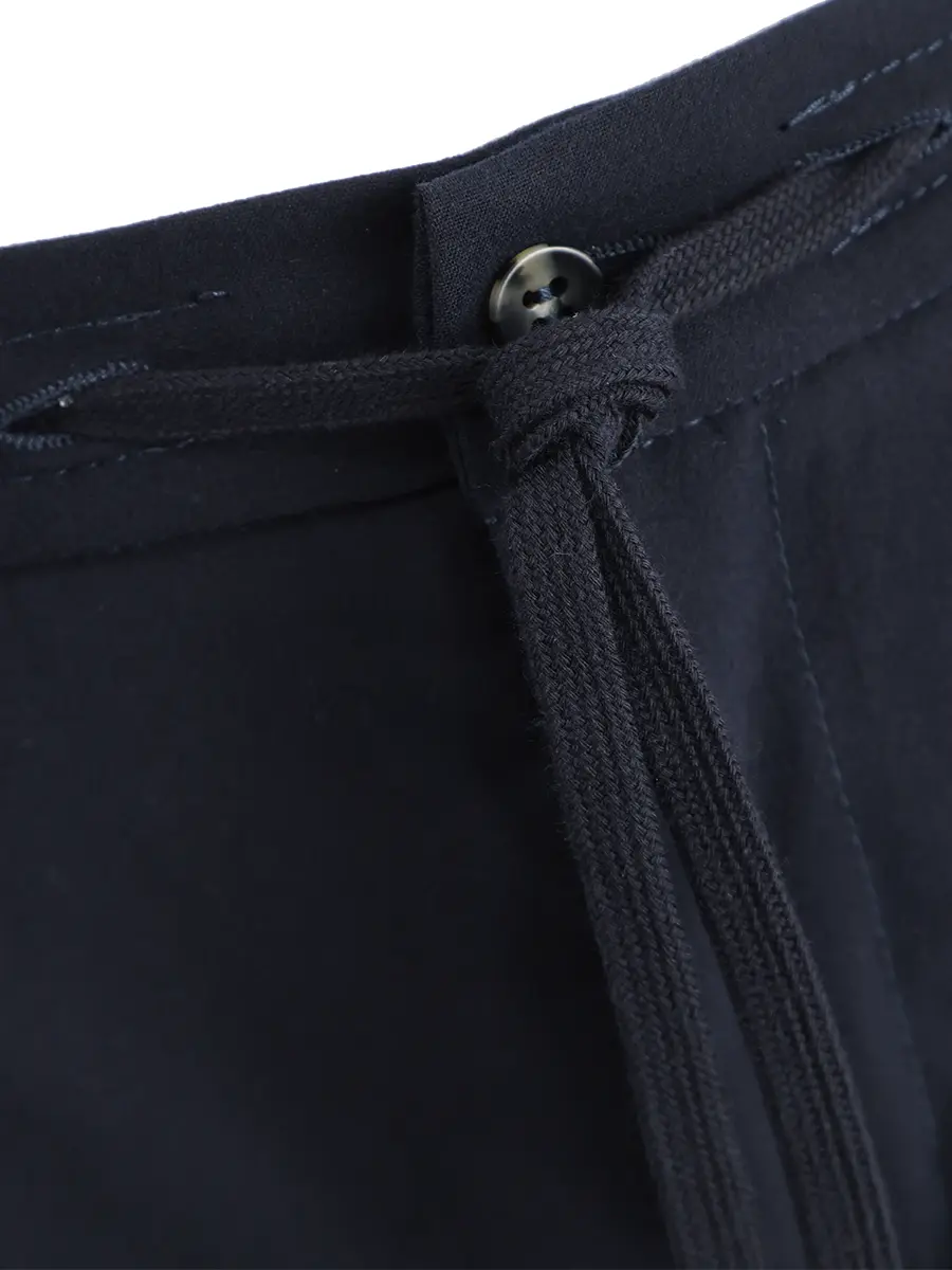 Брюки однотонные