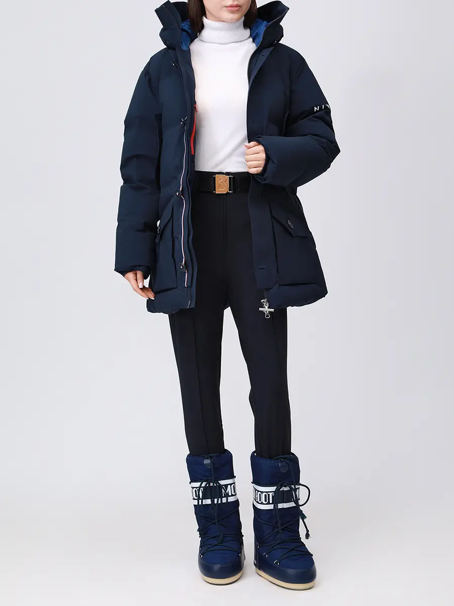 Пуховик однотонный VARS