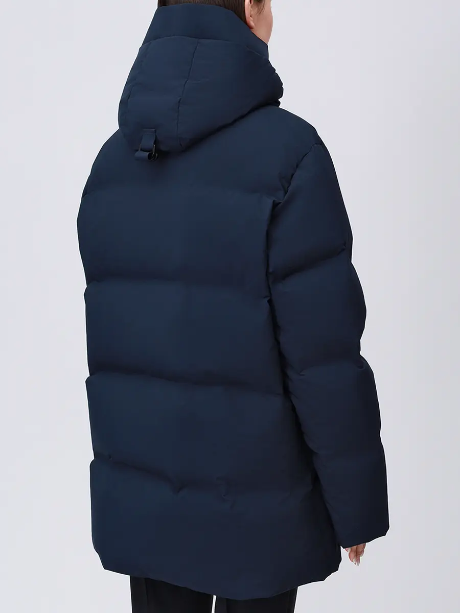 Пуховик однотонный VARS