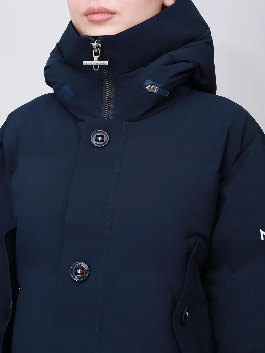 Пуховик однотонный VARS