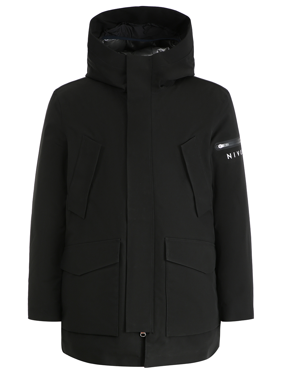 Пуховик однотонный THOLLON