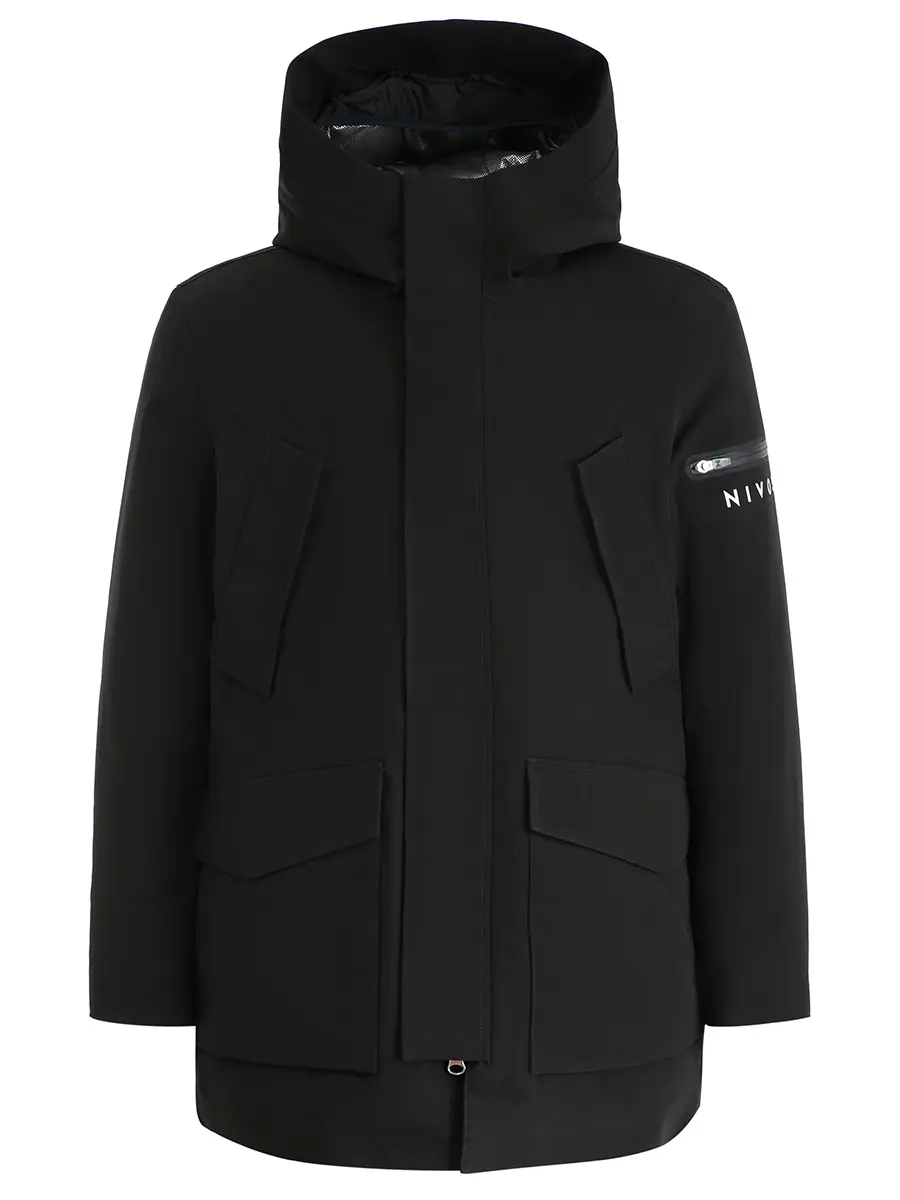 Пуховик однотонный THOLLON