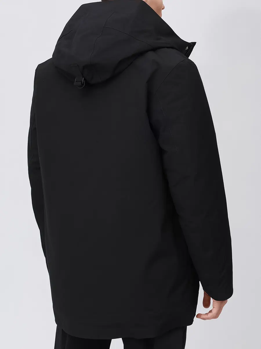 Пуховик однотонный THOLLON