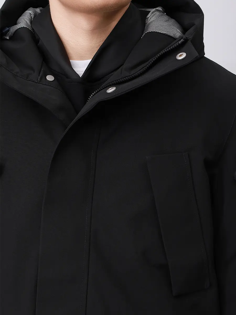 Пуховик однотонный THOLLON