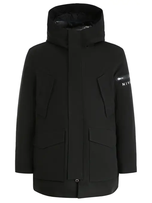 Пуховик однотонный THOLLON NIVOSE