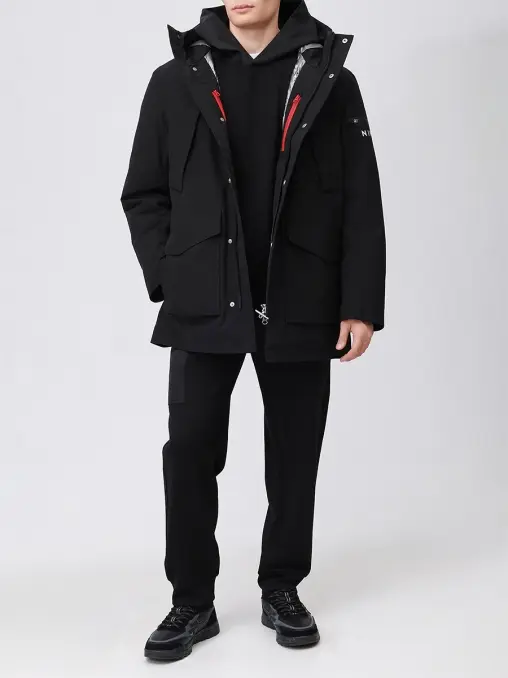 Пуховик однотонный THOLLON NIVOSE