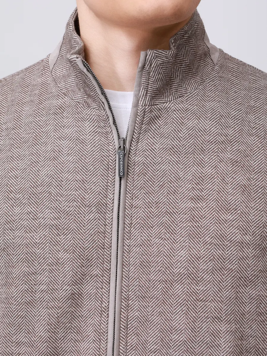 Костюм из шерсти и хлопка