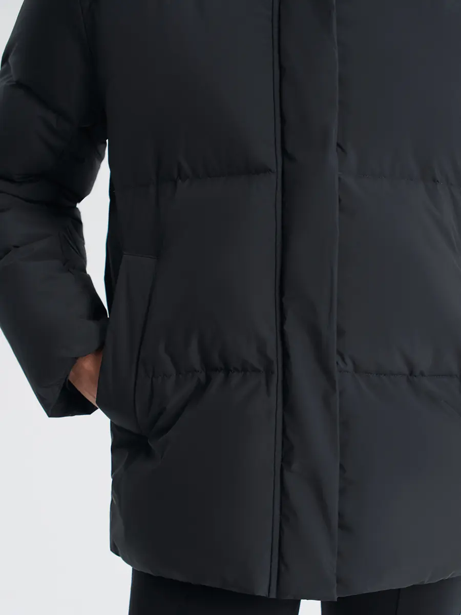 Пуховик однотонный Maggie