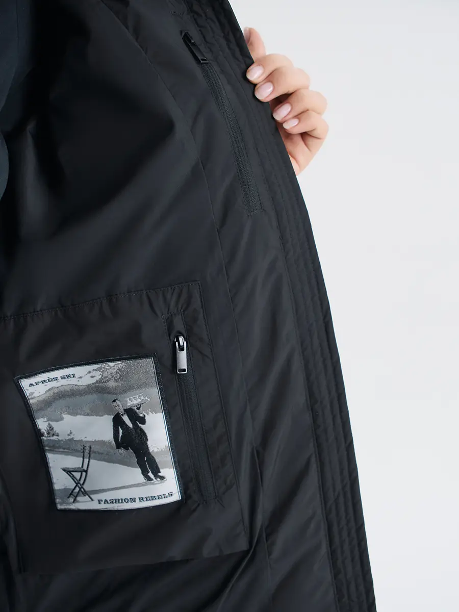 Пуховик однотонный Maggie