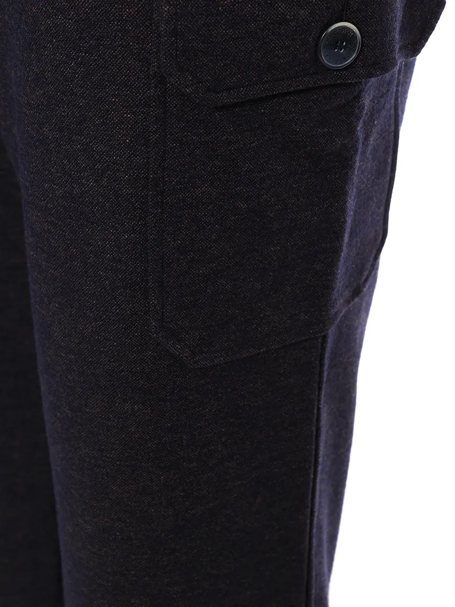 Костюм из шерсти и хлопка