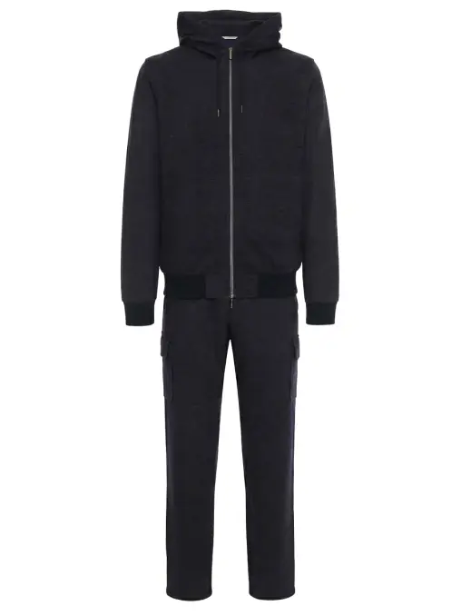 Костюм из шерсти и хлопка CAPOBIANCO