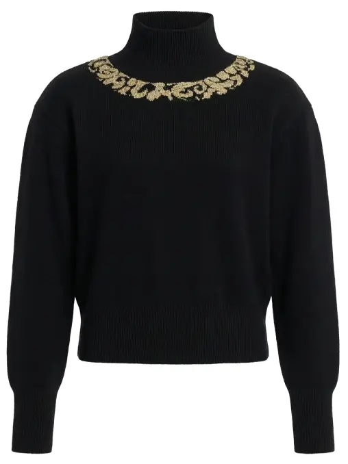 Джемпер хлопковый с кружевом MAISON BOHEMIQUE