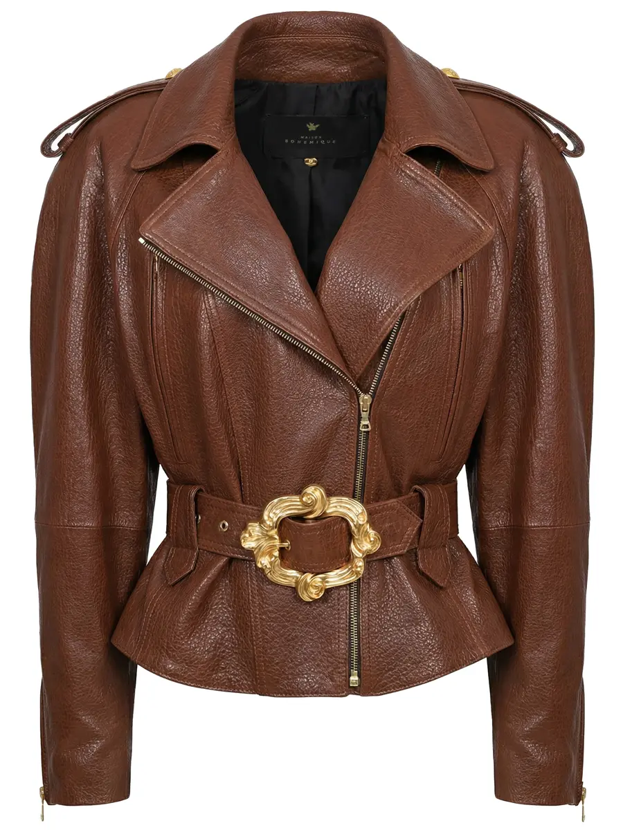 Куртка кожаная