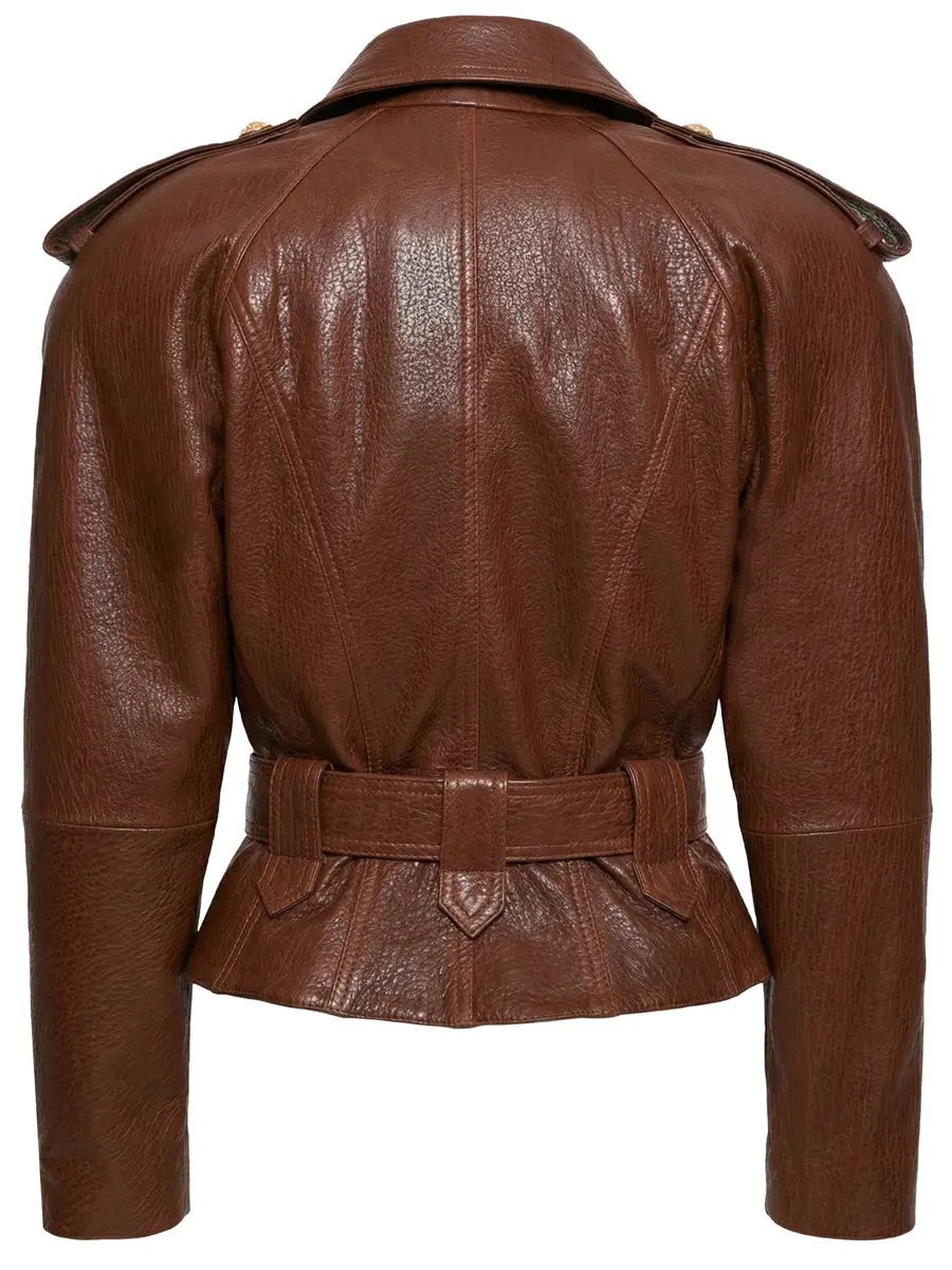 Куртка кожаная