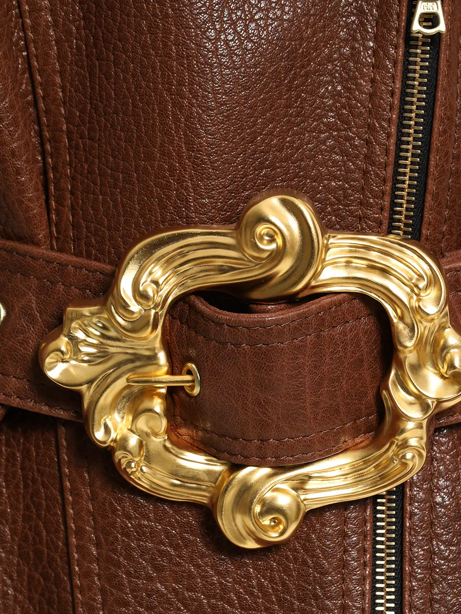 Куртка кожаная