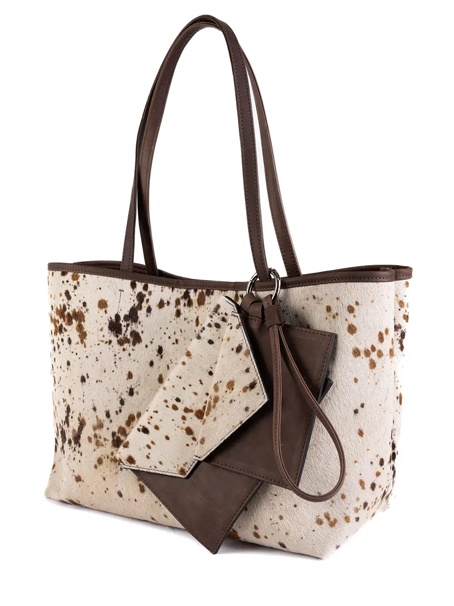 Шоппер M Даппл кожаный