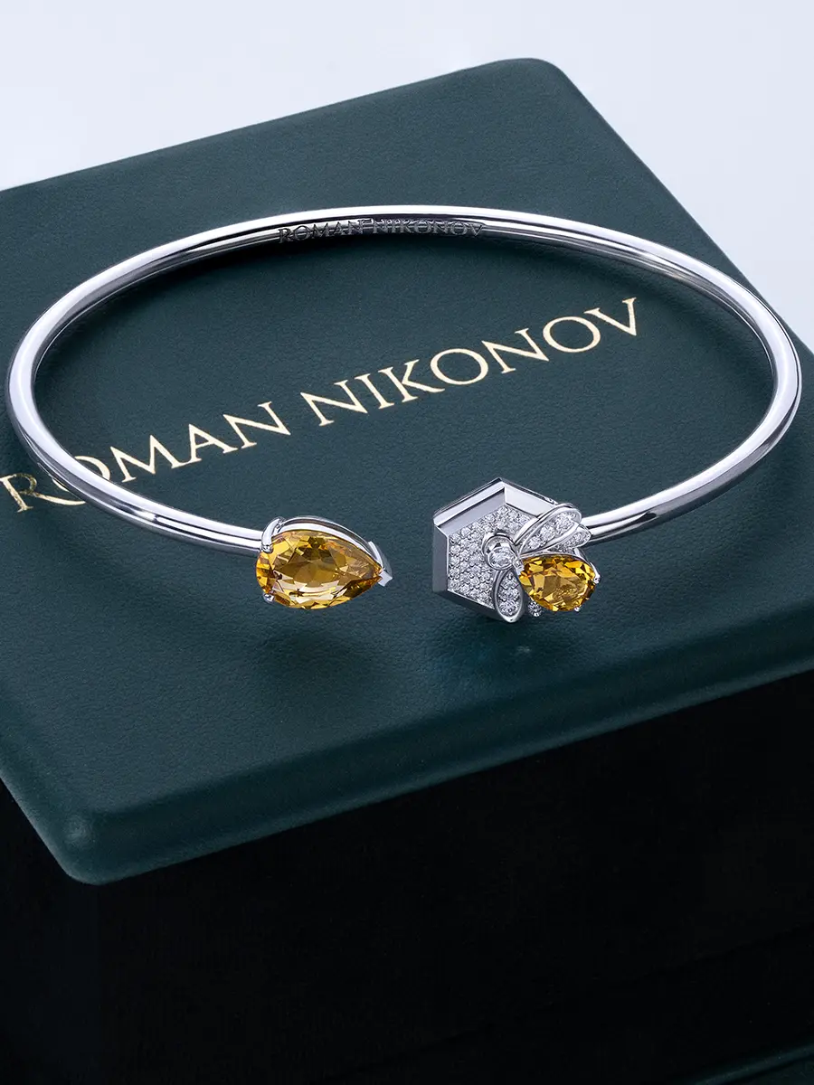 Браслет "Пчела на соте"