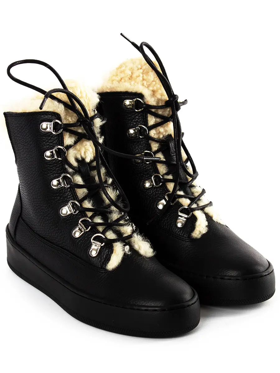 Ботинки кожаные