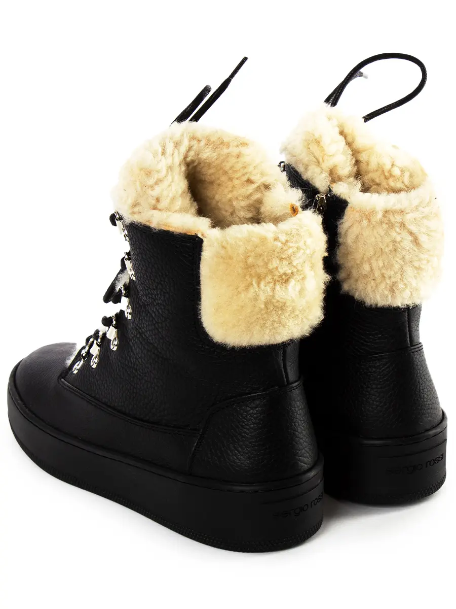 Ботинки кожаные