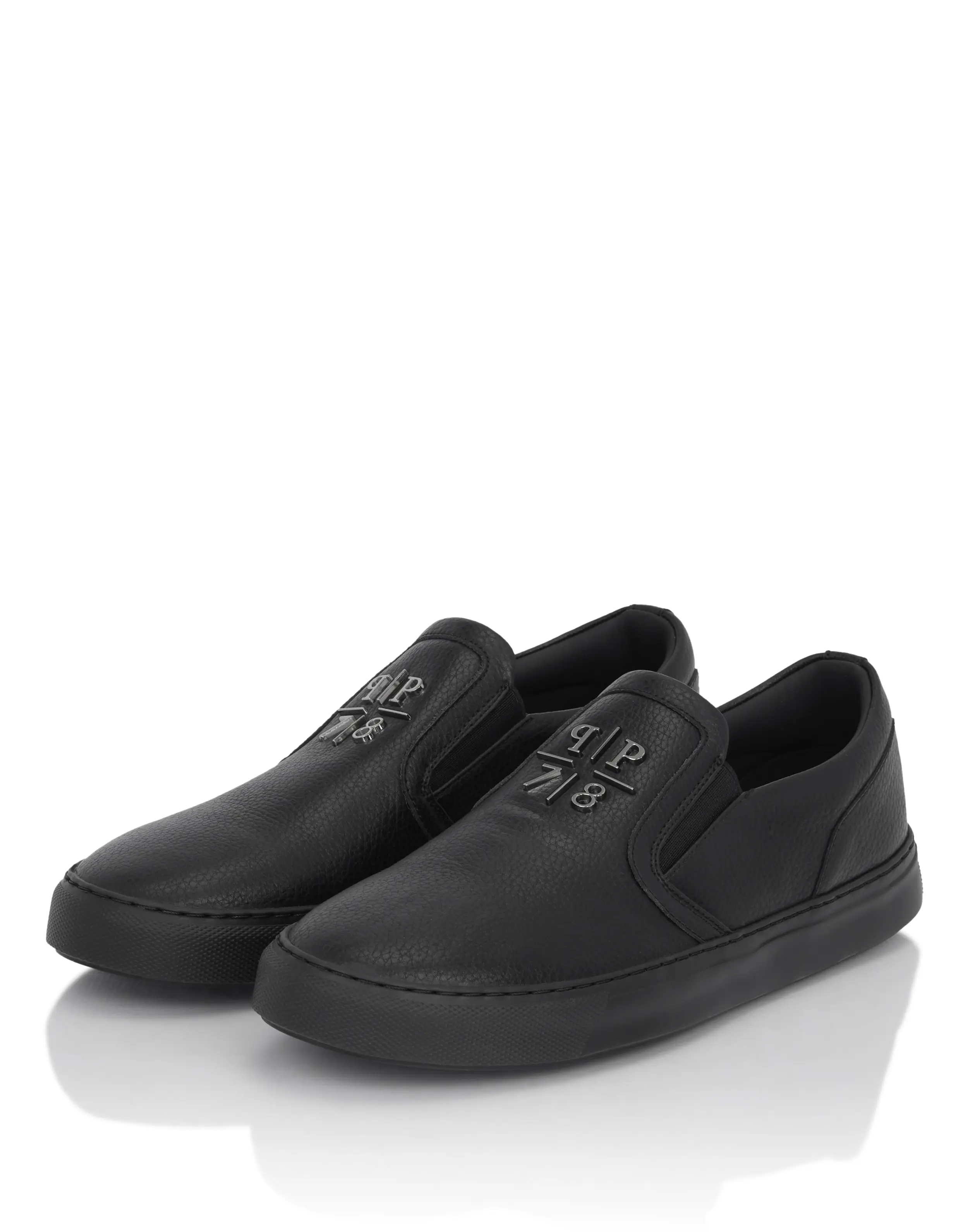 Слипоны кожаные