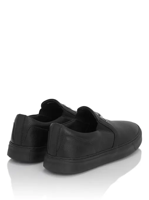 Слипоны кожаные PHILIPP PLEIN