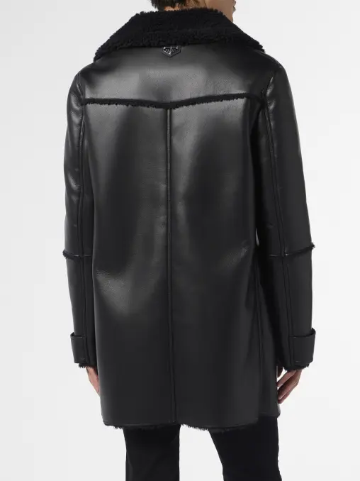 Дубленка из экокожи PHILIPP PLEIN