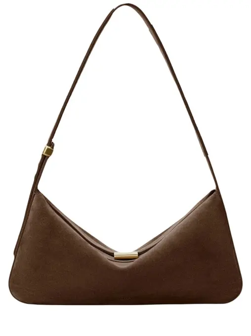 Сумка замшевая Banana Suede Chocolate MISA BAGS