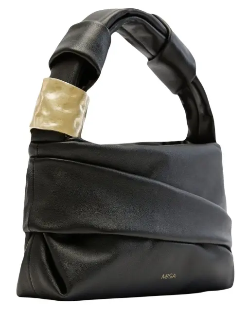 Сумка кожаная Oups Ultra Black MISA BAGS