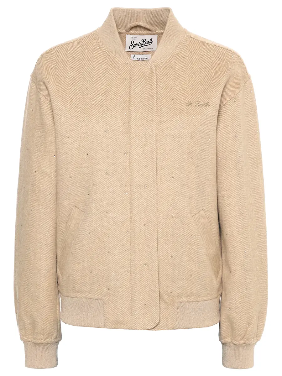 Бомбер шерстяной