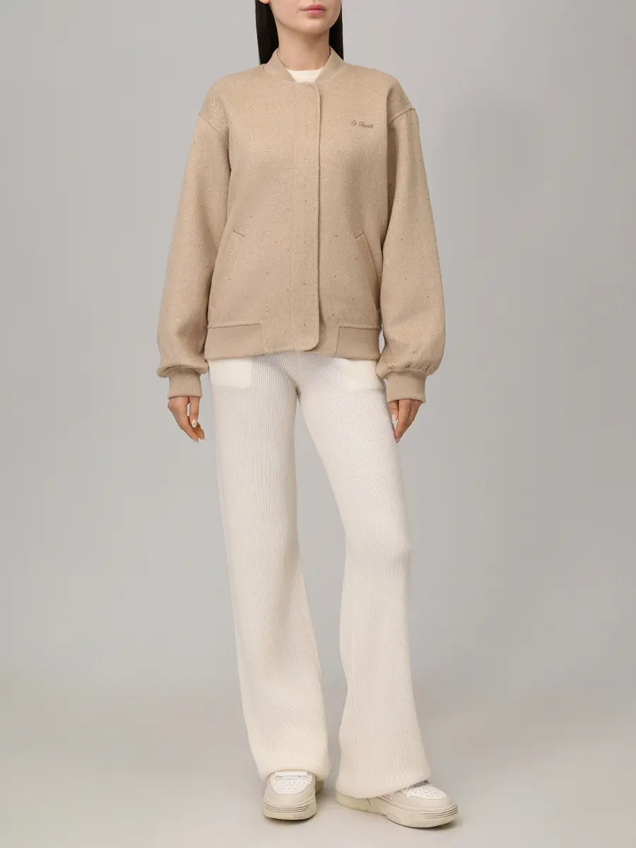 Бомбер шерстяной