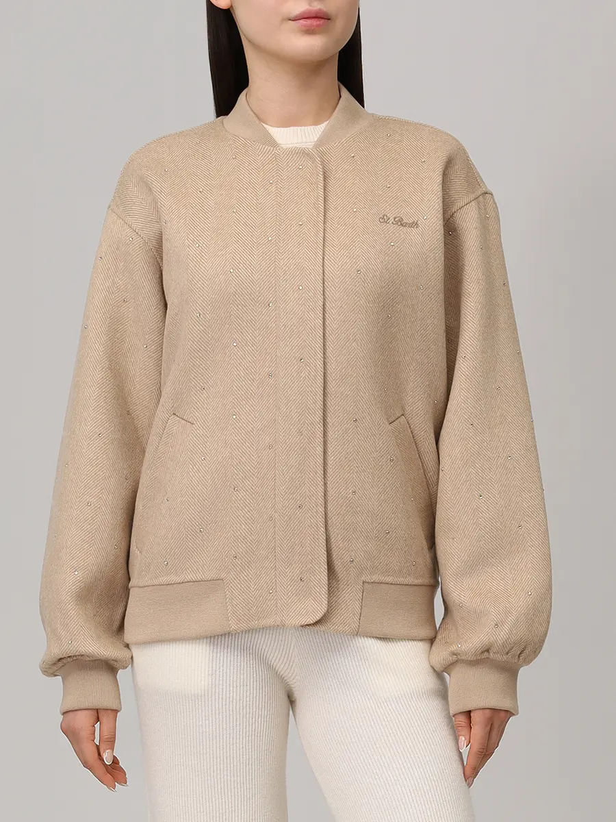 Бомбер шерстяной