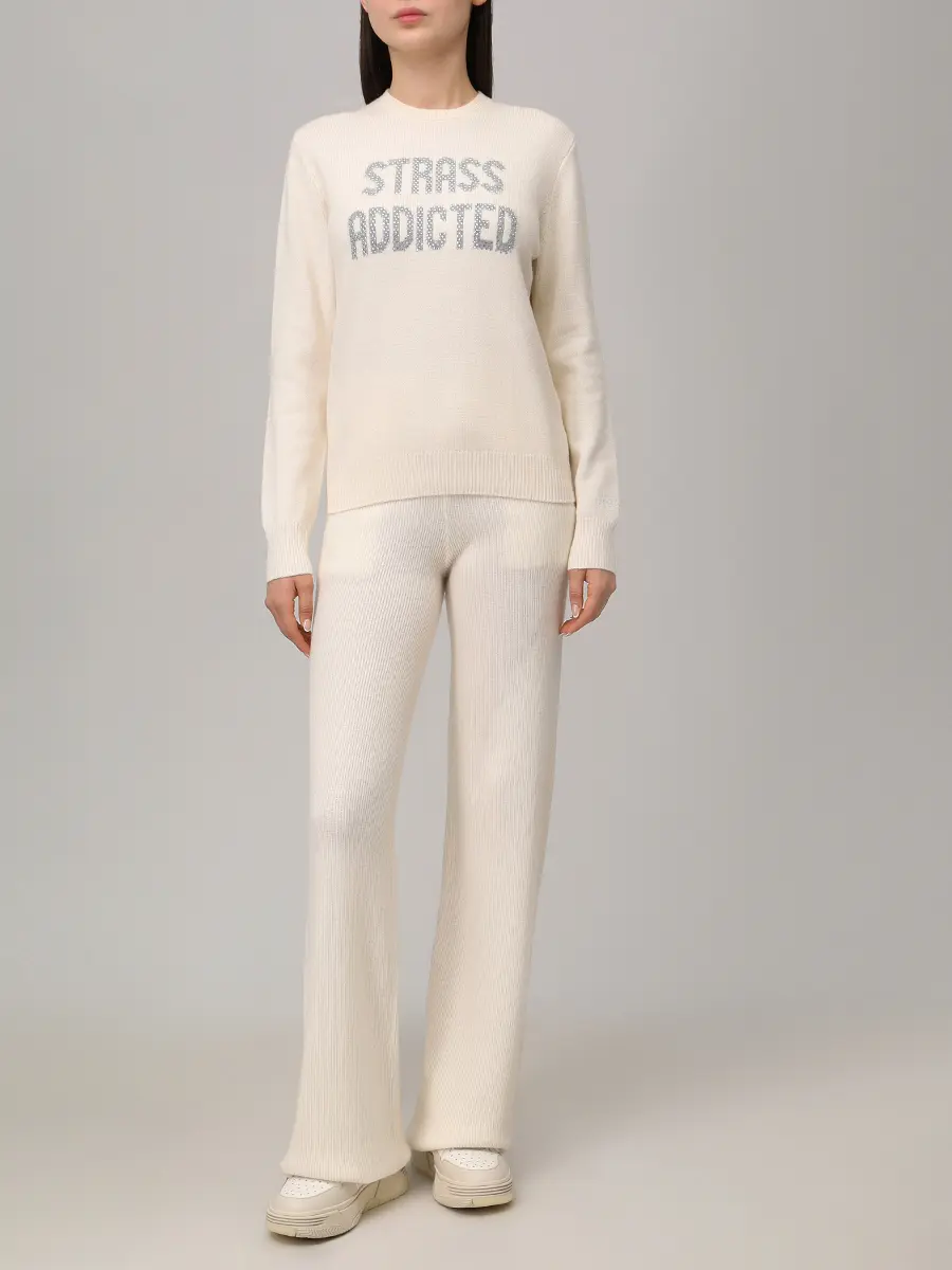 Джемпер из шерсти и вискозы