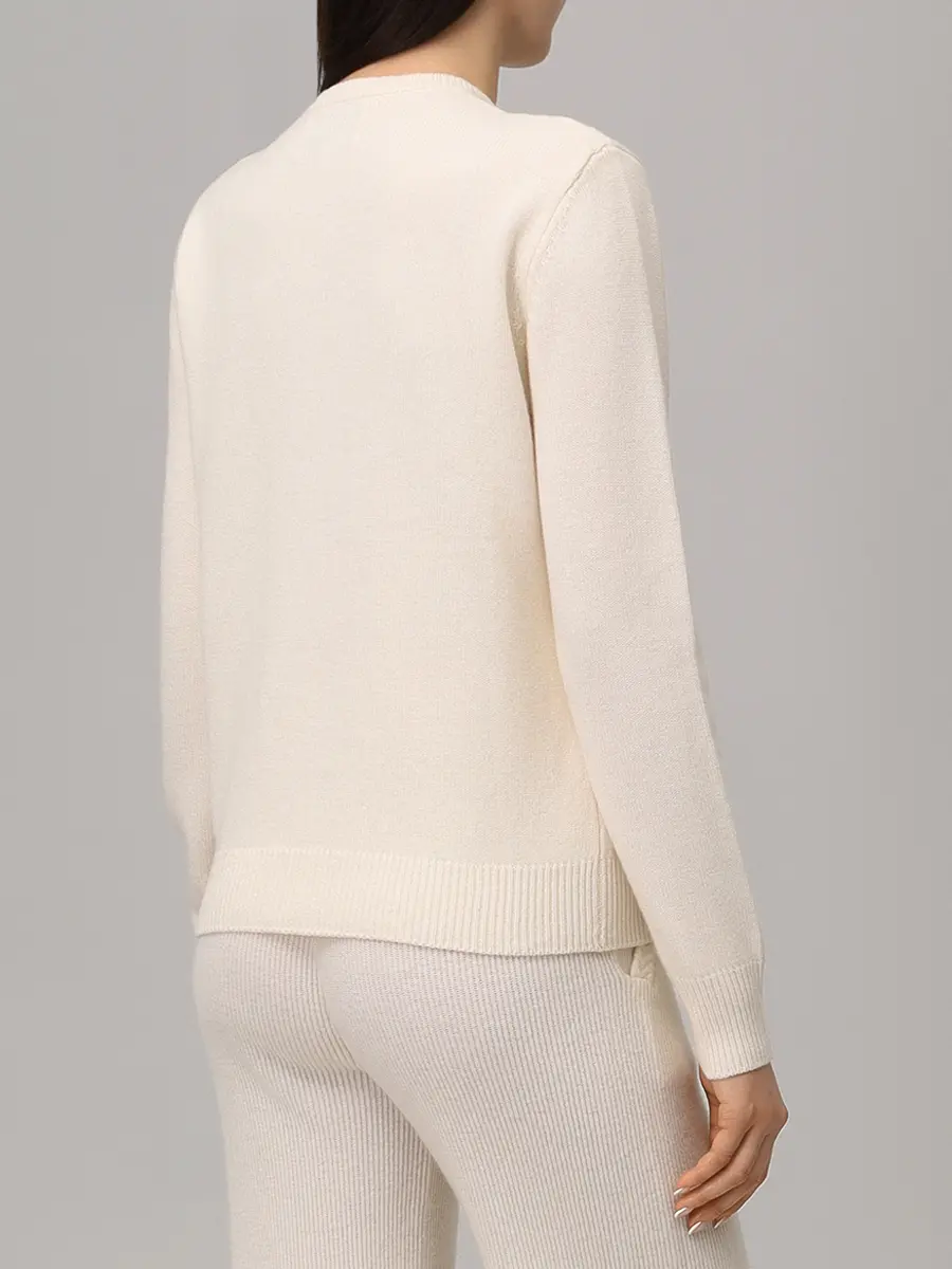 Джемпер из шерсти и вискозы