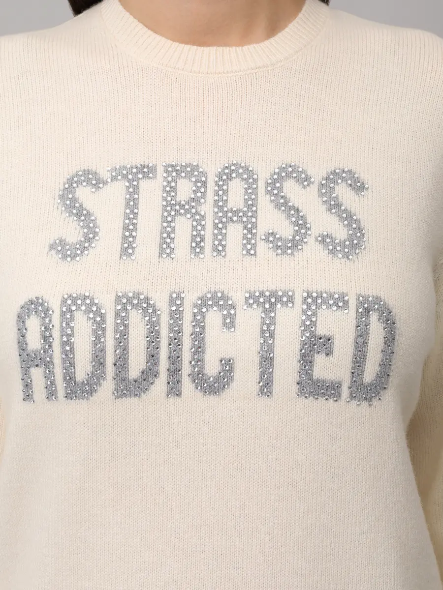 Джемпер из шерсти и вискозы