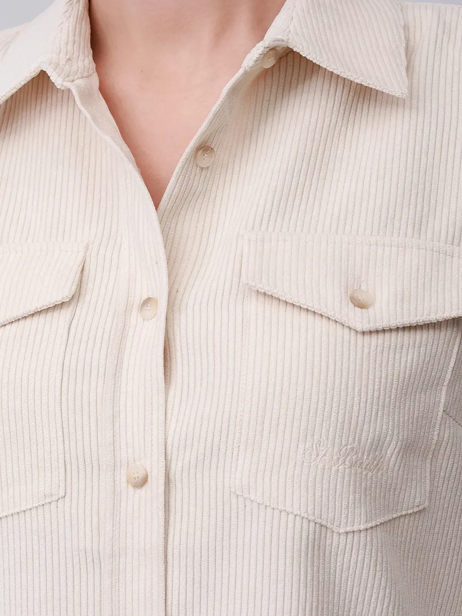 Рубашка вельветовая