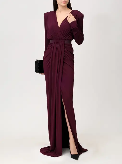 Платье из вискозы ZUHAIR MURAD