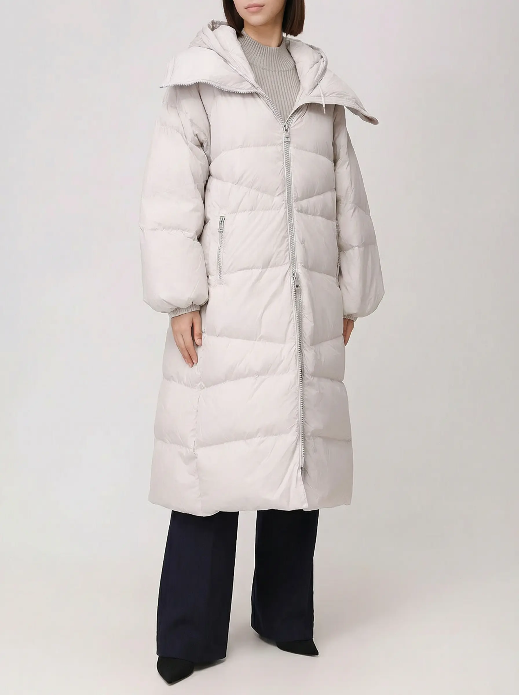 Пуховик стеганый