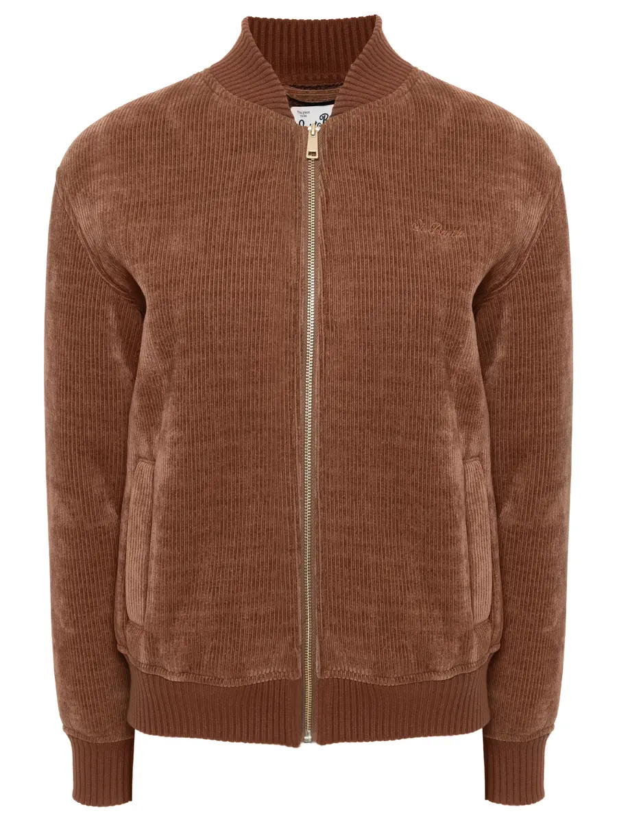 Бомбер вельветовый на меху