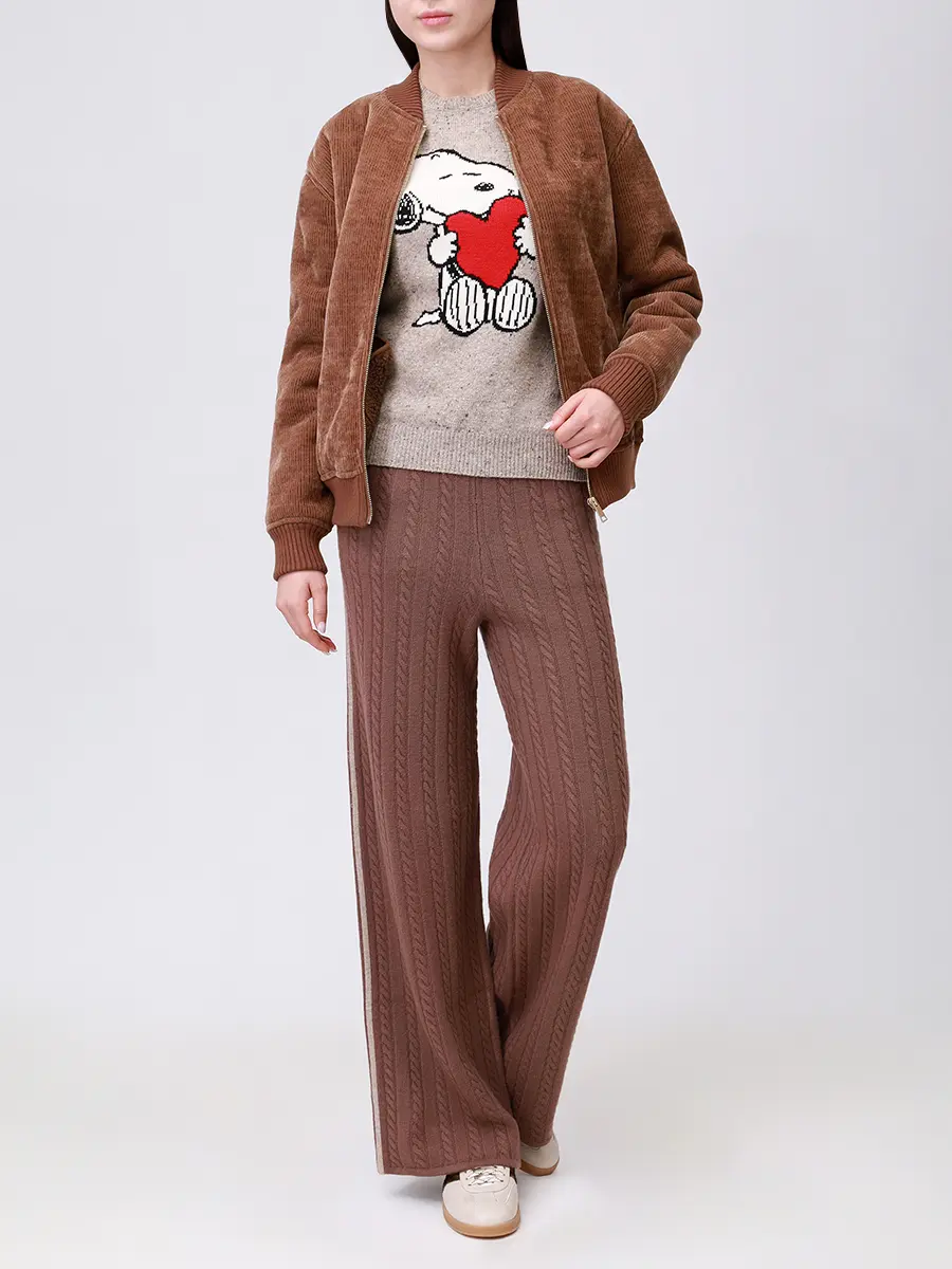 Бомбер вельветовый на меху