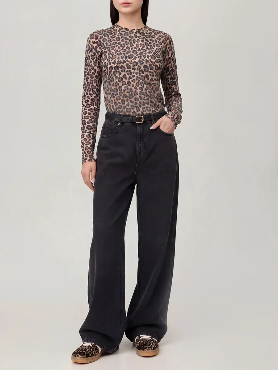 Джемпер из шерсти и вискозы