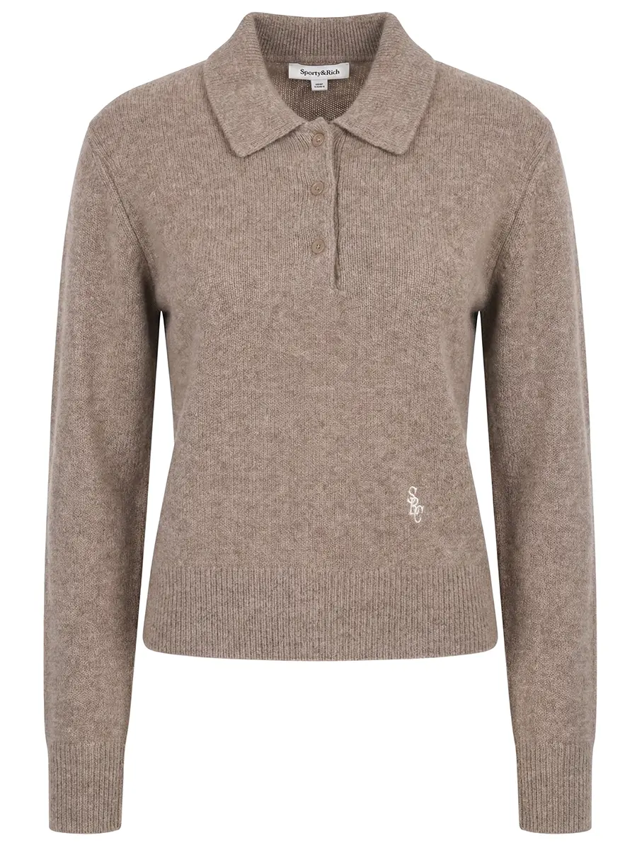 Поло из кашемира и шерсти