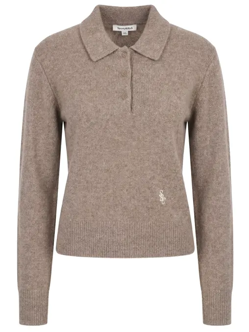 Поло из кашемира и шерсти SPORTY & RICH