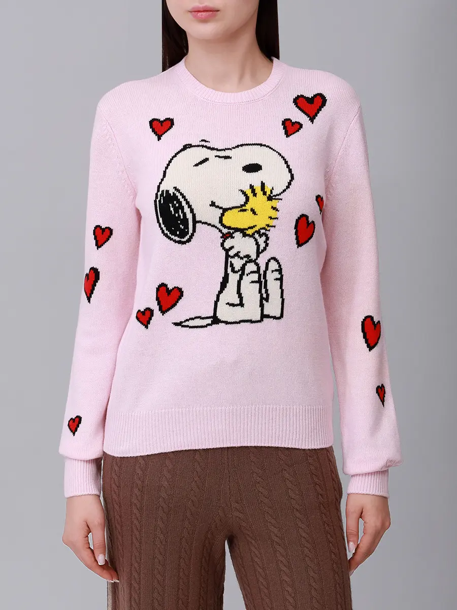 Джемпер из шерсти и вискозы