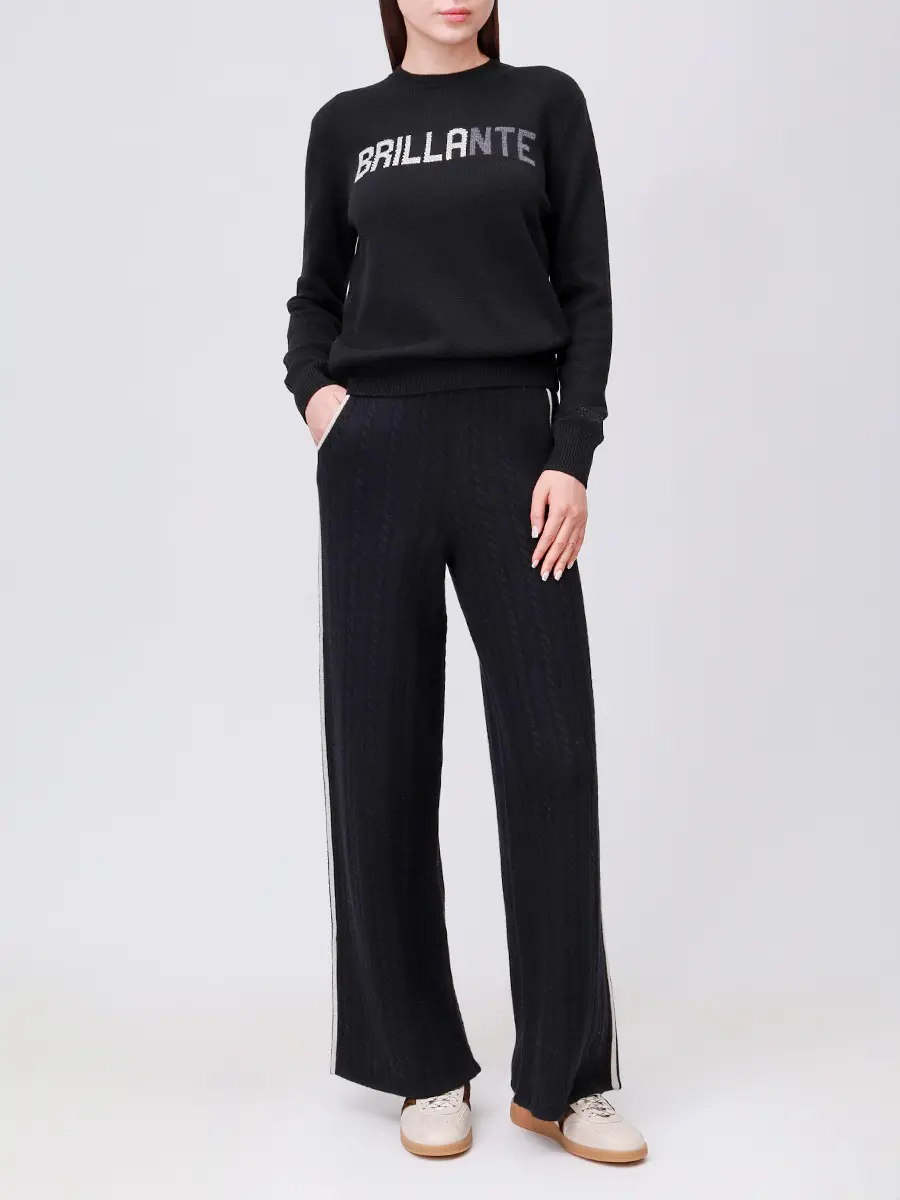 Джемпер из шерсти и вискозы