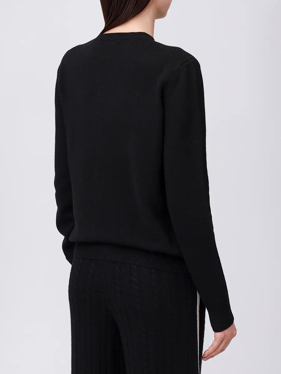 Джемпер из шерсти и вискозы